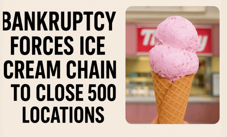 bankruptcy forces ice cream chain to close 500 locations